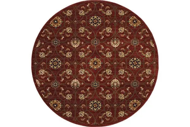 Hudson 3299A Red/ Brown Rug