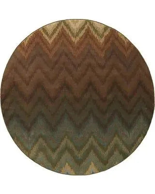 Hudson 3458A Brown/ Multi Rug