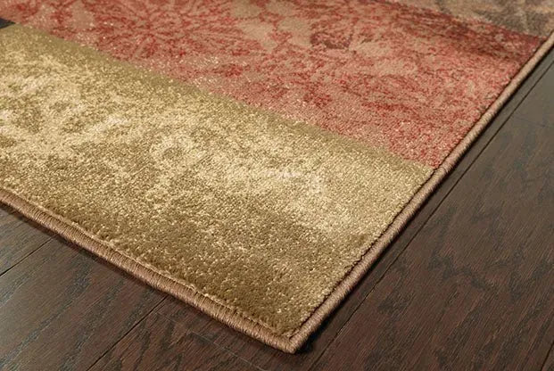 Hudson 40A Beige/ Green Rug