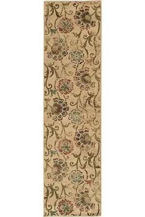 Hudson 4877B Ivory/ Green Rug