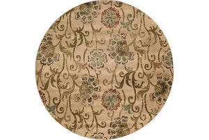 Hudson 4877B Ivory/ Green Rug