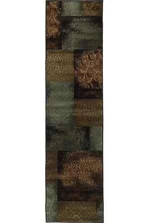 Hudson 4878B Blue/ Brown Rug