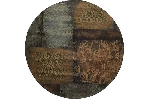 Hudson 4878B Blue/ Brown Rug