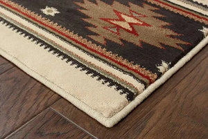 Hudson 87I Beige/ Green Rug