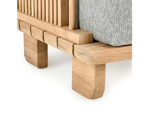 Hudson Outdoor Accent Chair Natural/Gray