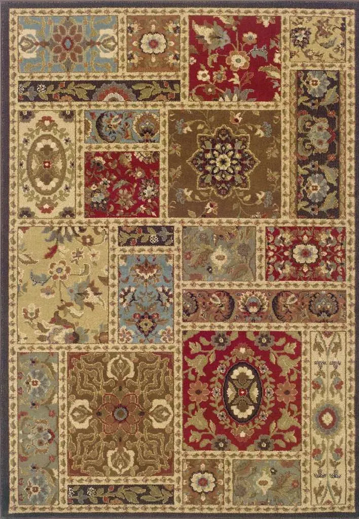 Huntington 1716C Beige/ Brown Rug