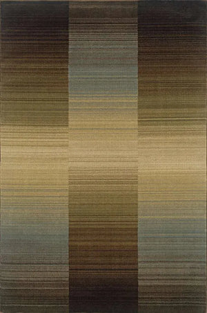 Huntington 1991D Brown/ Blue Rug