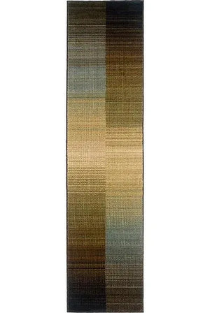 Huntington 1991D Brown/ Blue Rug