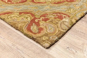 Huntley 19101 Blue Rust Rug