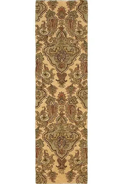 Huntley 19106 Beige Green Rug