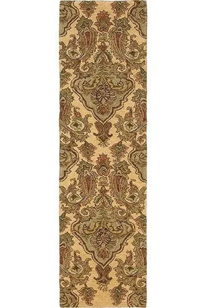 Huntley 19106 Beige Green Rug
