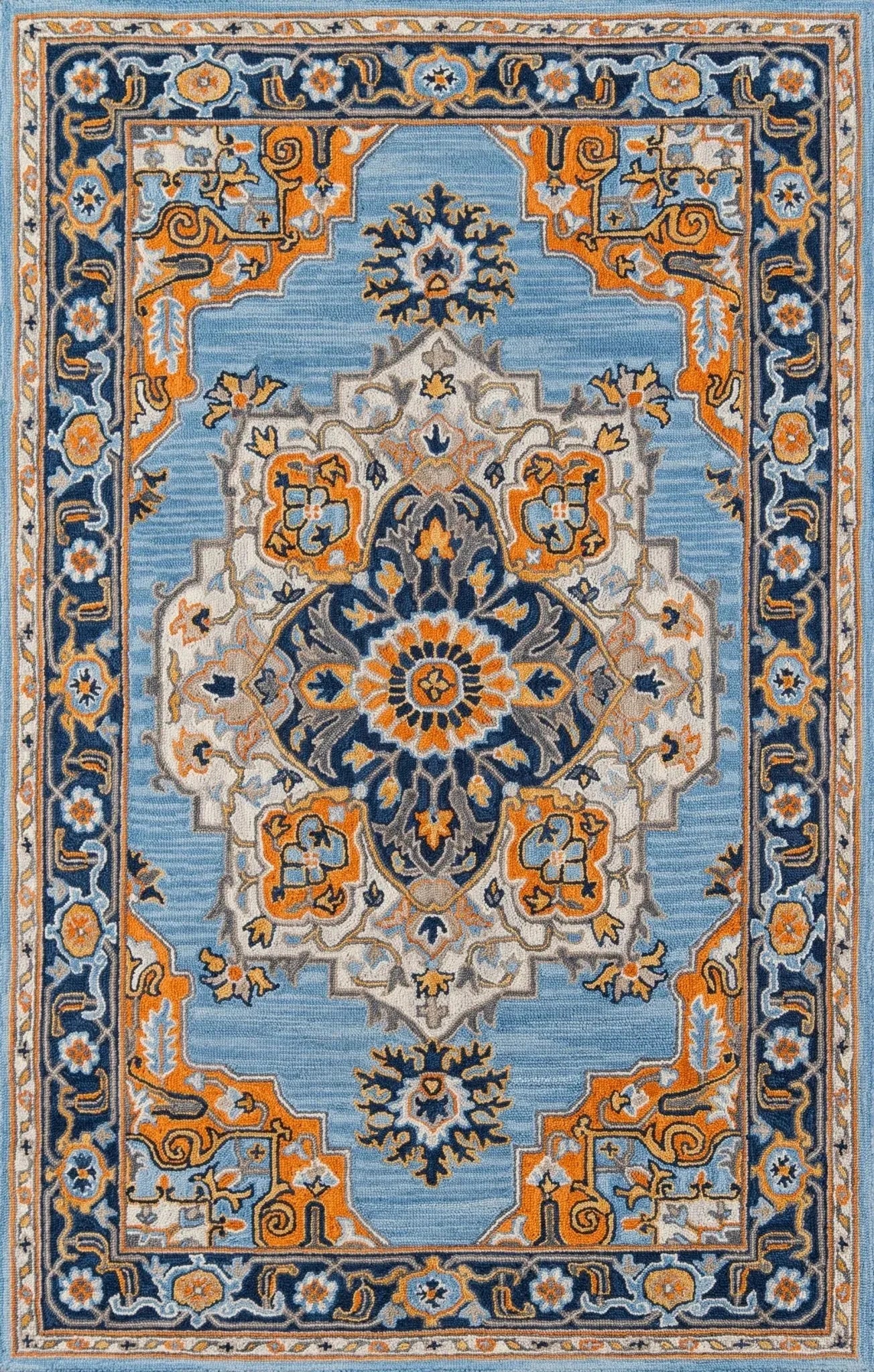 Ibiza IBI-1 Blue Rug