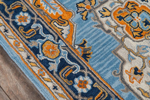 Ibiza IBI-1 Blue Rug