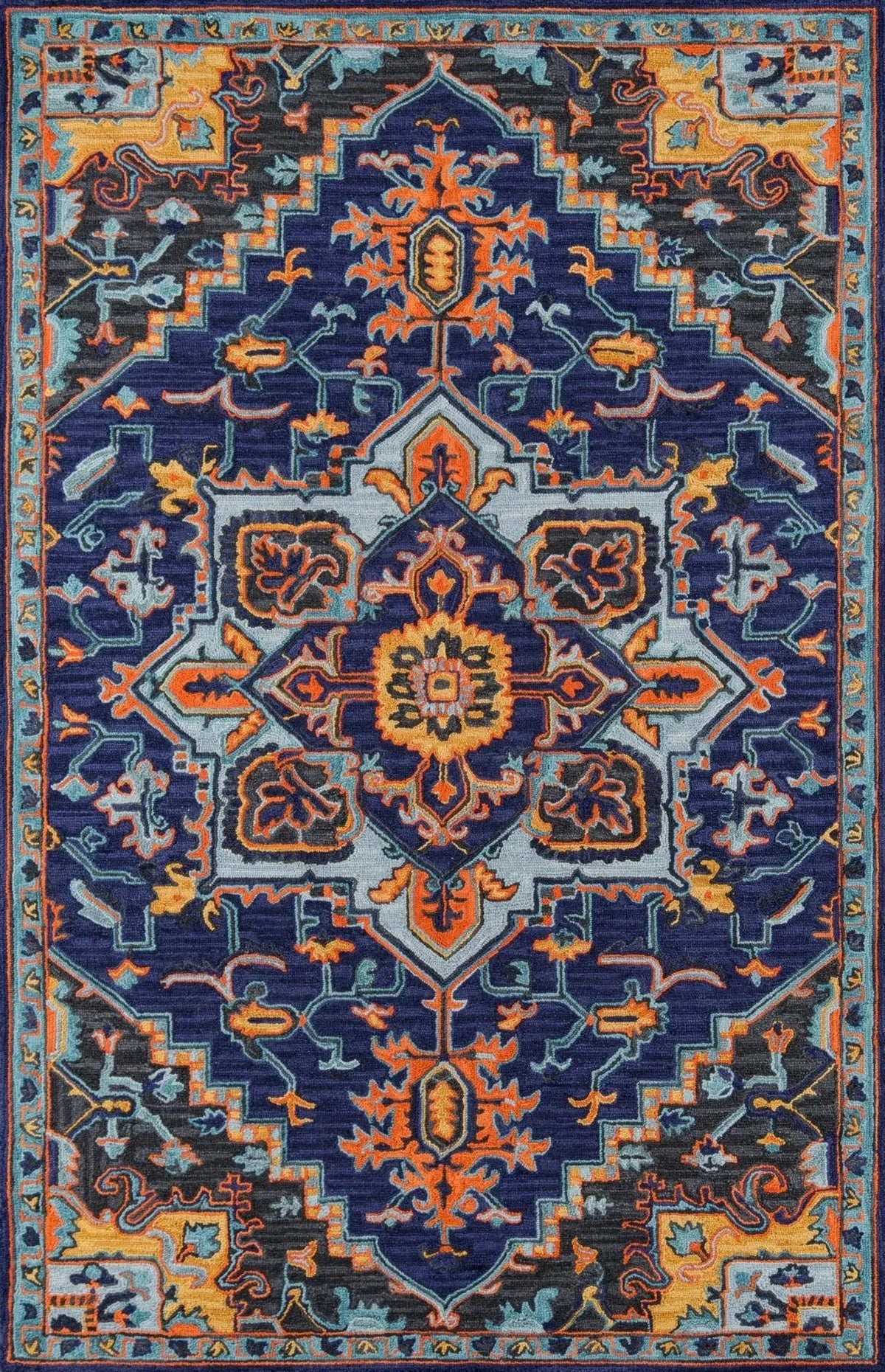 Ibiza IBI-2 Navy Rug