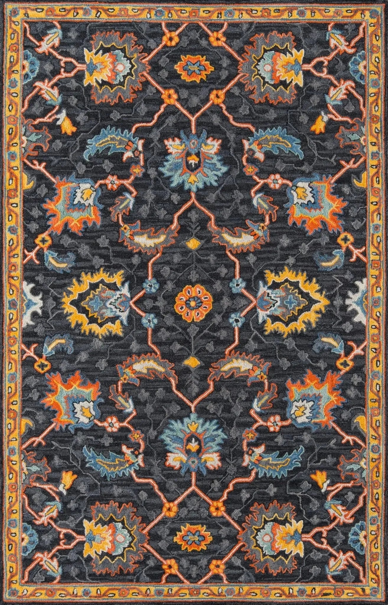Ibiza IBI-3 Charcoal Rug