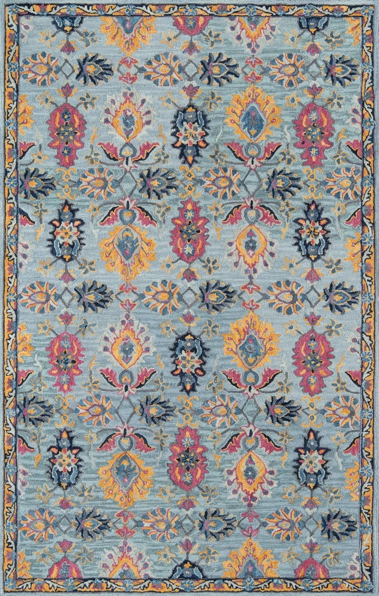 Ibiza IBI-4 Blue Rug