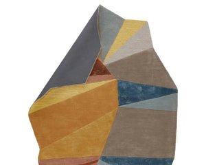 Iconic ICO01 Gold/Blue Rug