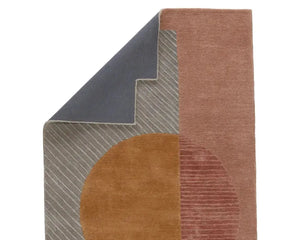 Iconic ICO02 Grey/Pink Rug