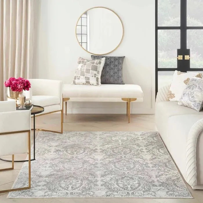 Iliana ILI01 Light Grey Area Rug