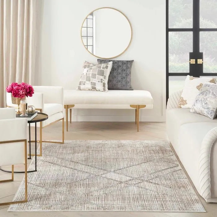 Iliana ILI03 Grey/Mocha Area Rug