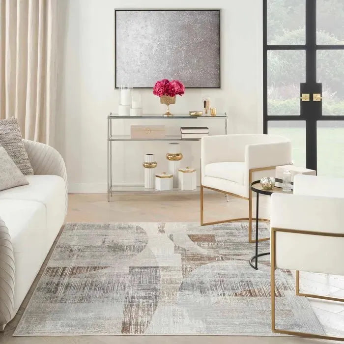 Iliana ILI04 Grey Area Rug