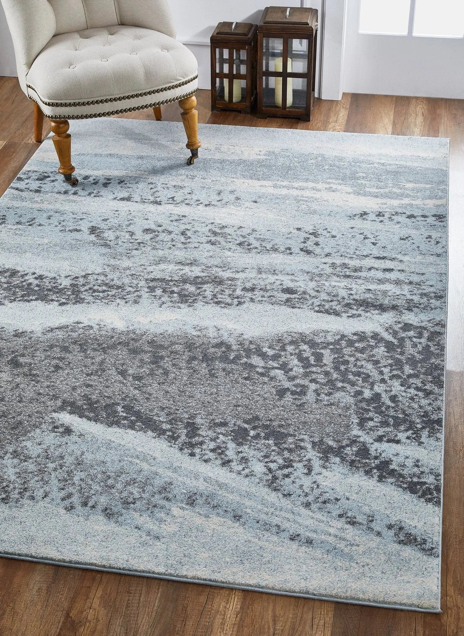 Illusions 6221 Mist Blue/Grey Rugs