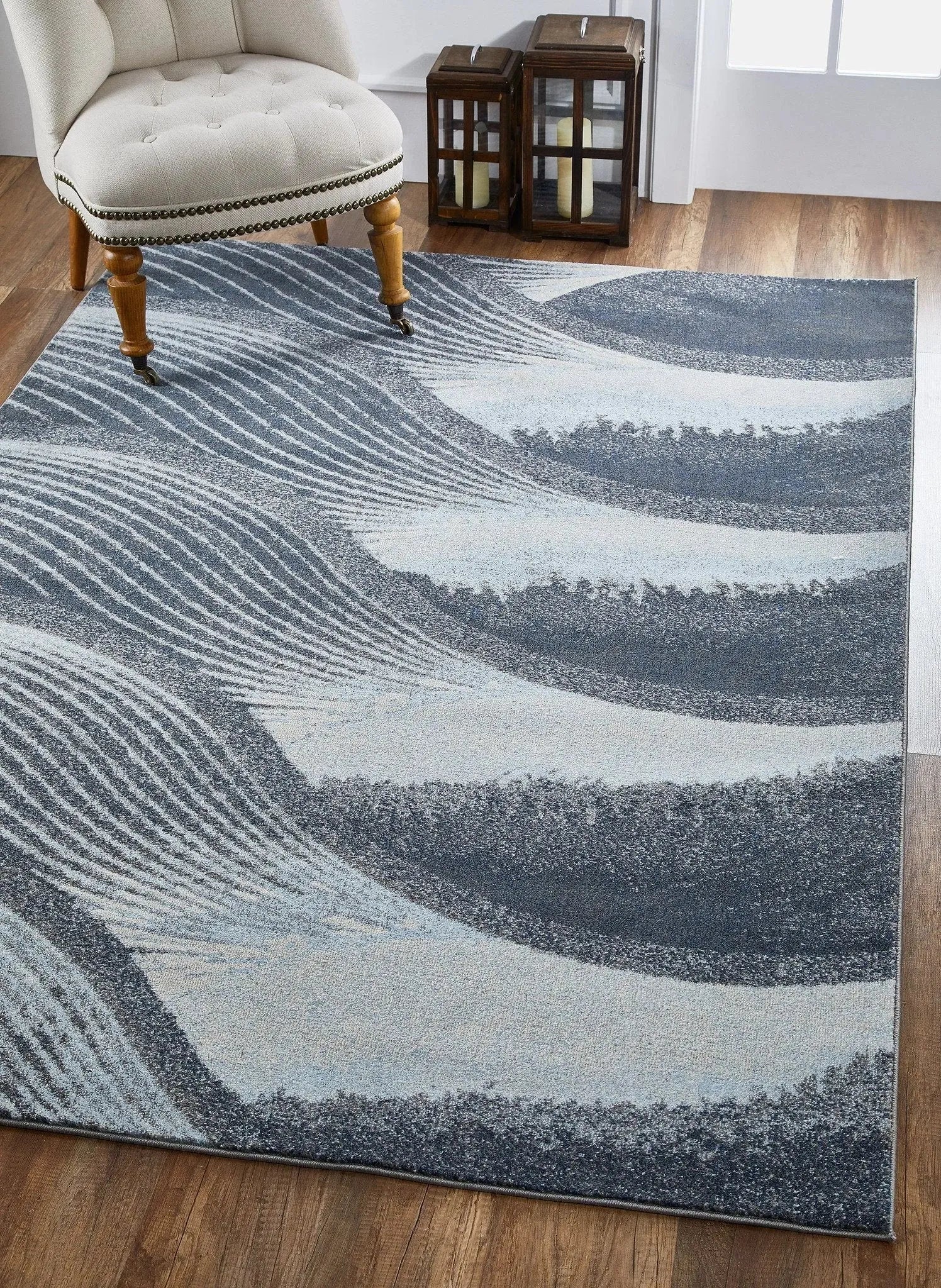 Illusions 6223 Breeze Grey/Blue Rugs