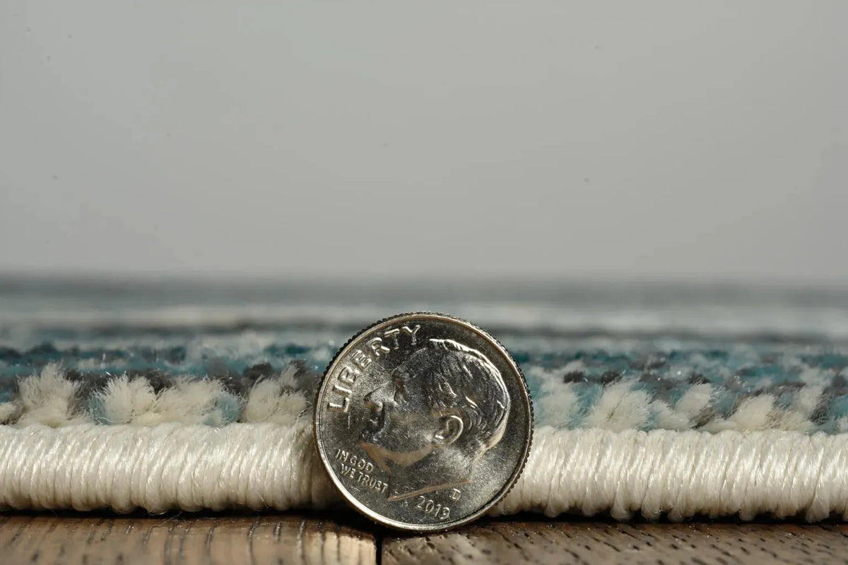 Illusions 6226 Teal Contempo Rug