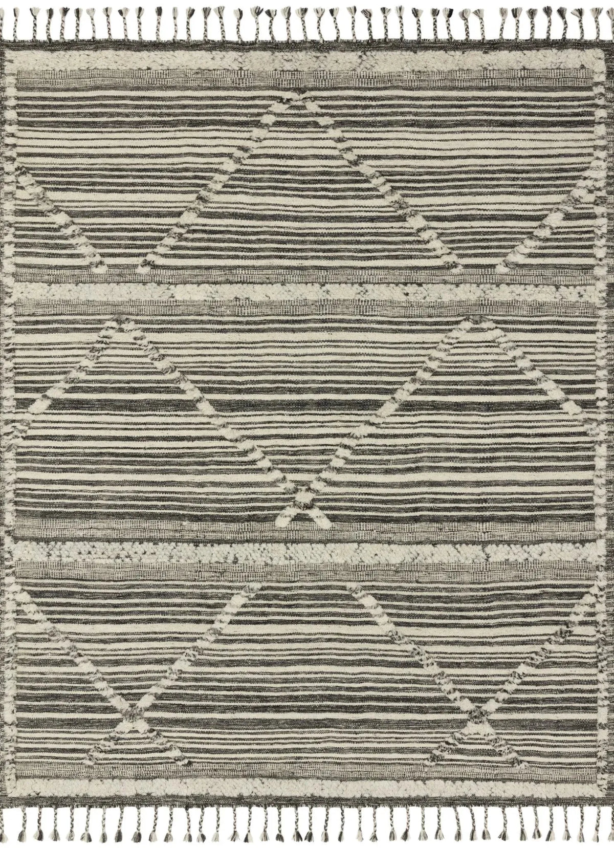 Iman Ima-01 Ivory/Charcoal Rug