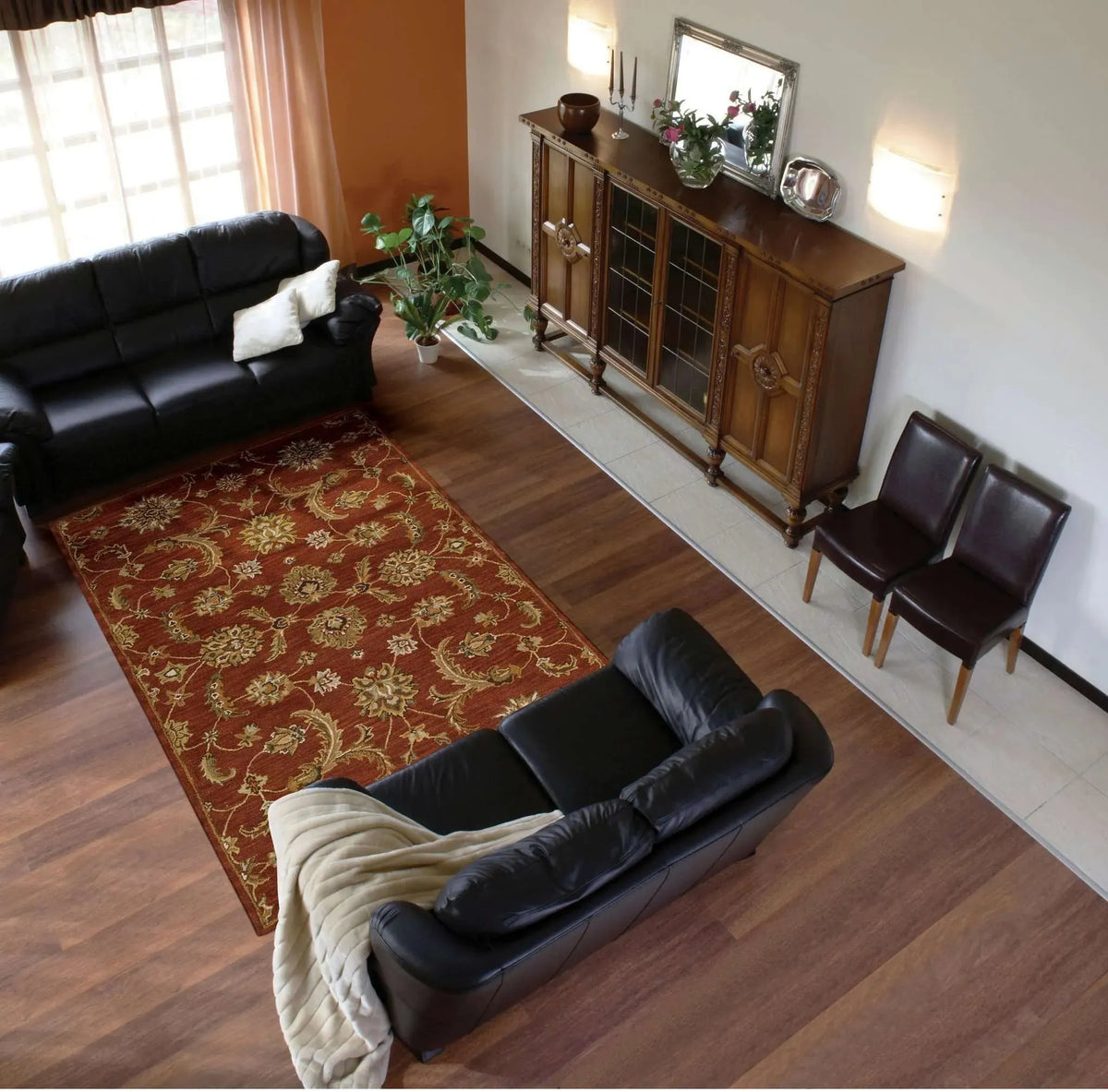 India House IH83 Brick Rug