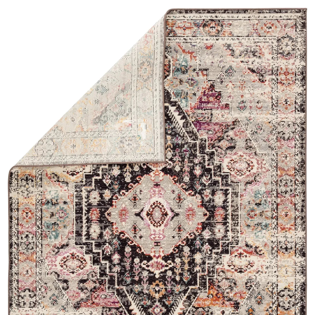 Indie Ide01 Farra Brown/Pink Rug