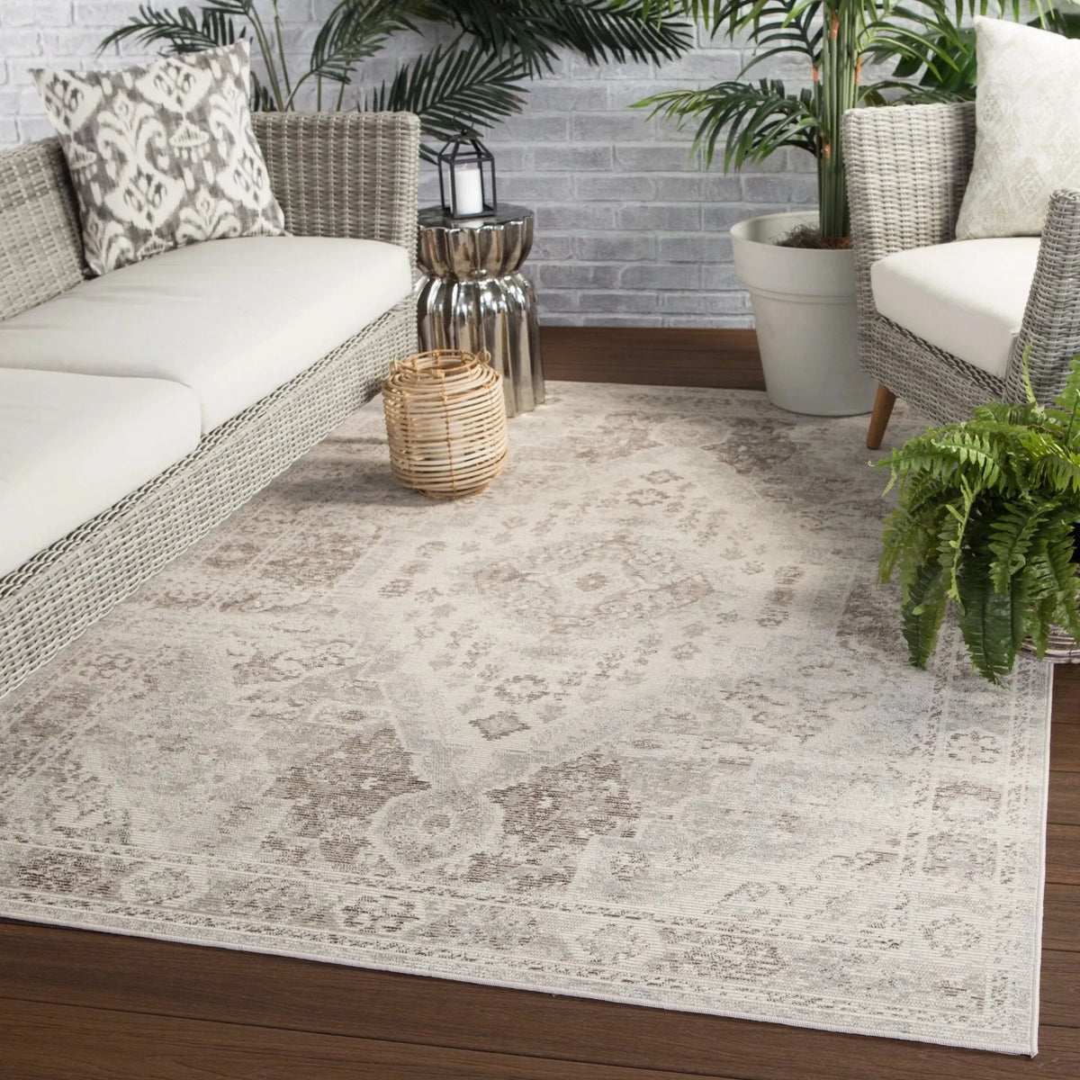 Indie Ide05 Farra Tan/Gray Rug
