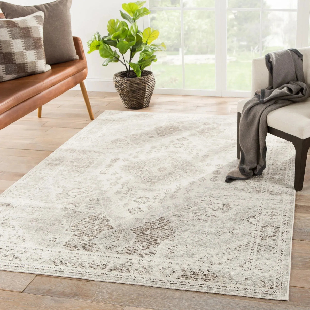 Indie Ide05 Farra Tan/Gray Rug