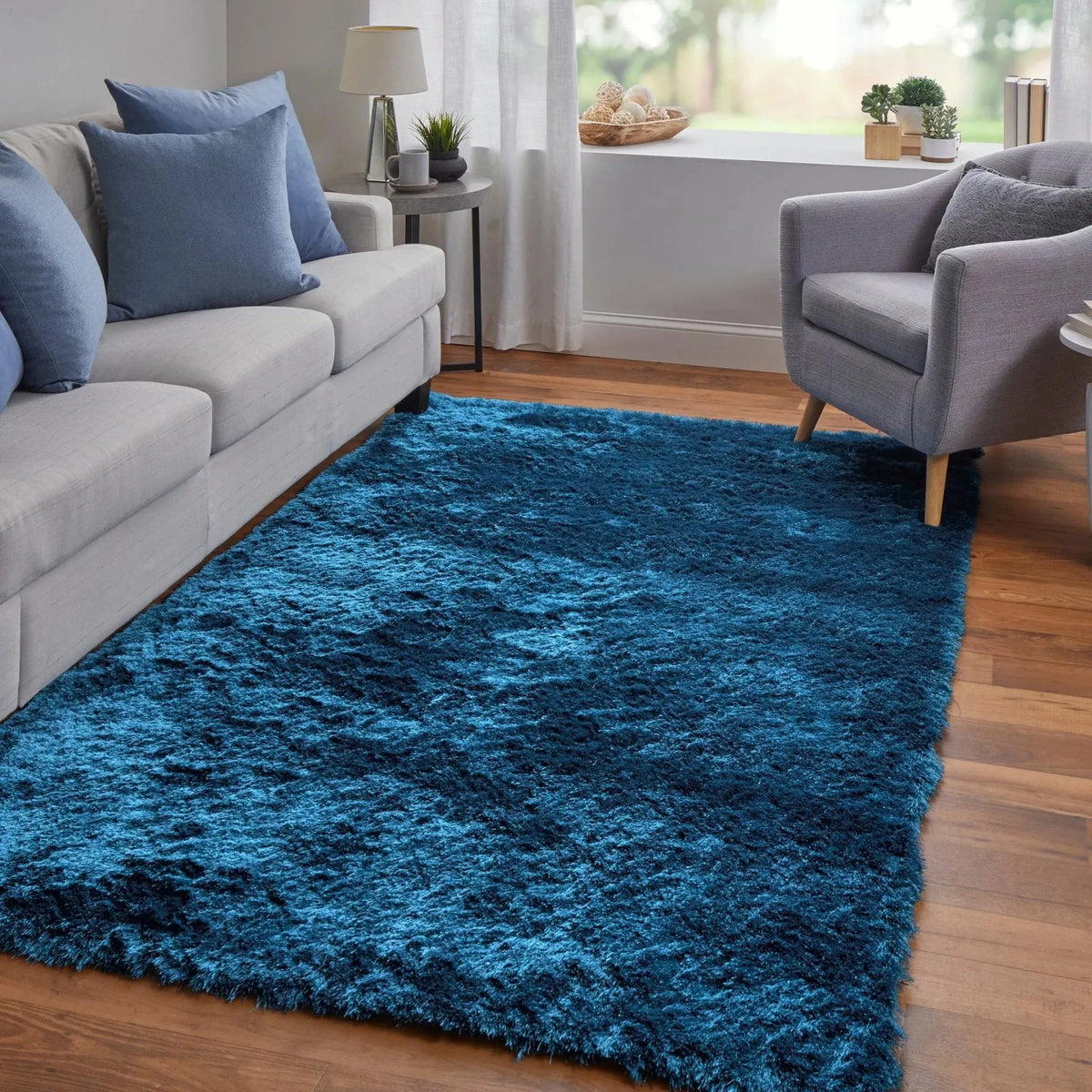 Indochine 4944550F Blue/Green Rug