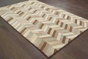 Infused 67005 Beige/ Grey Rug
