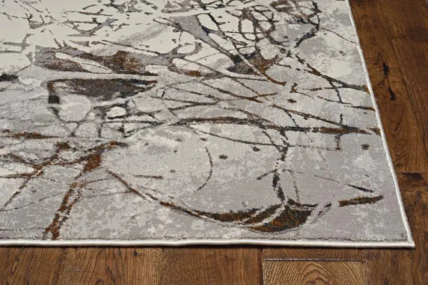 Inspire 7502 Ivory/Grey Escape Rug