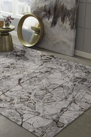 Inspire 7502 Ivory/Grey Escape Rug