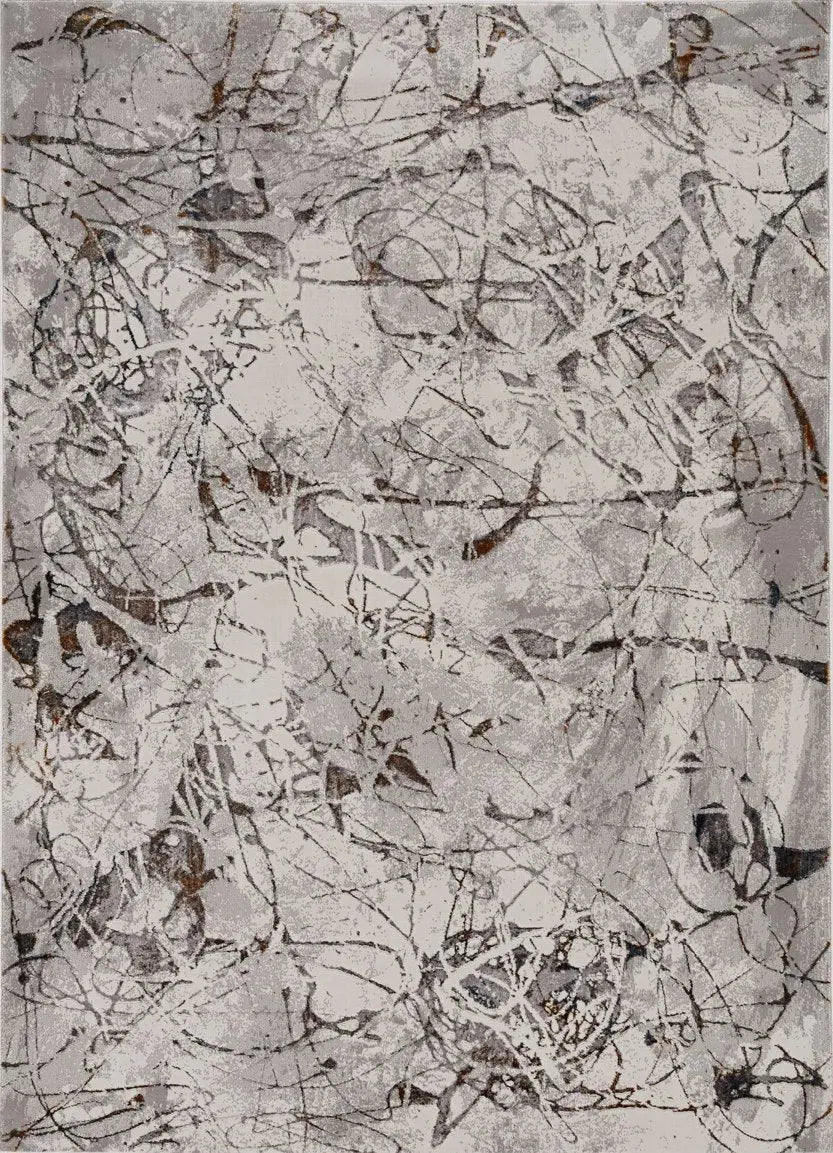 Inspire 7502 Ivory/Grey Escape Rug