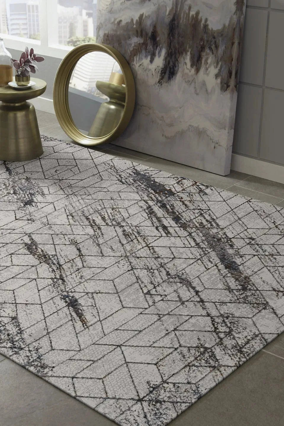 Inspire 7503 Ivory Elliott Rug