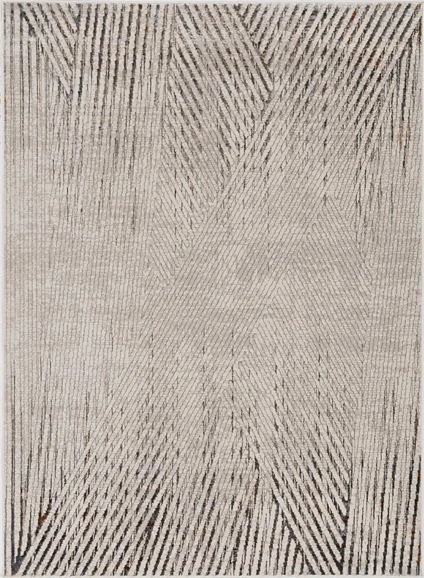 Inspire 7504 Ivory/Grey Parker Rug