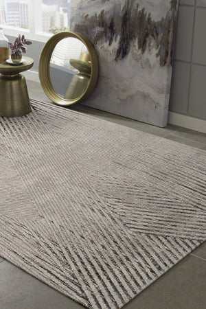 Inspire 7504 Ivory/Grey Parker Rug