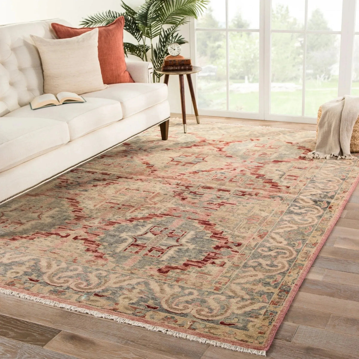 Inspirit ISP01 Taryn Beige/Pink Rug