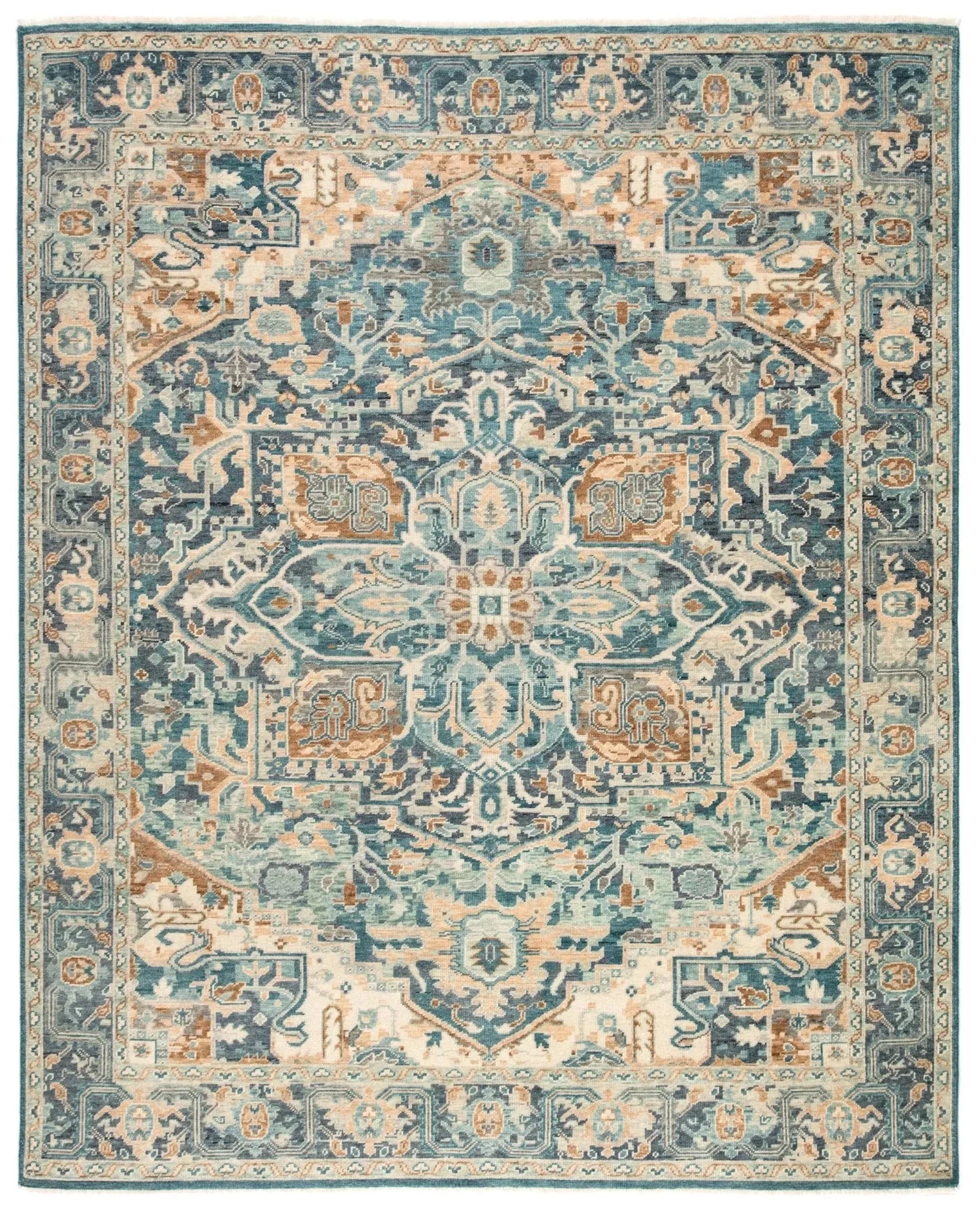 Inspirit ISP02 Elyas Blue/Ivory Rug