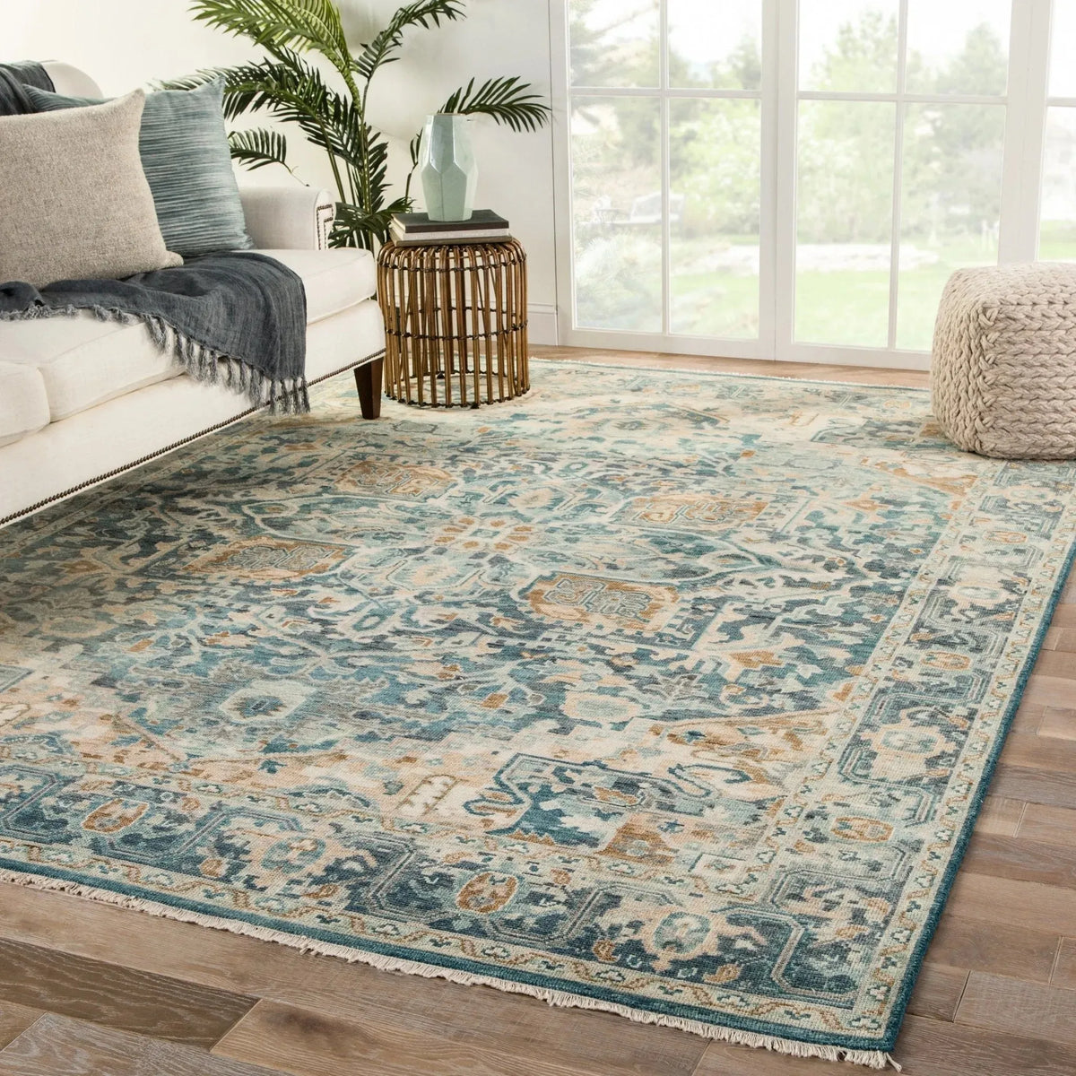 Inspirit ISP02 Elyas Blue/Ivory Rug