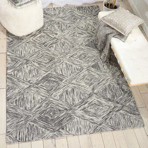Interlock ITL01 Charcoal Rug