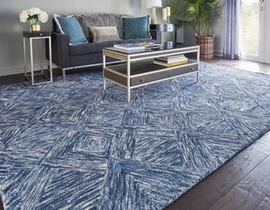 Interlock ITL01 Denim Rug