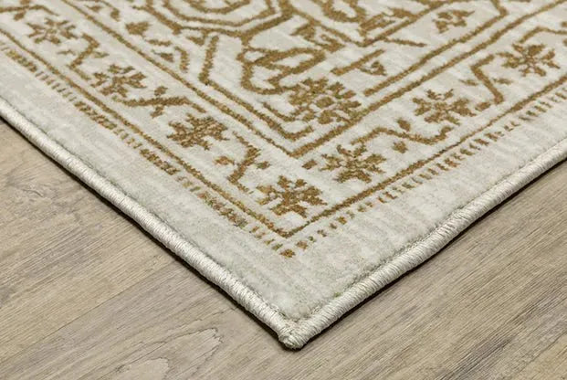 Intrigue INT03 Gold/Ivory Rug