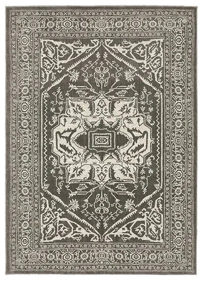 Intrigue INT04 Grey/Ivory Rug