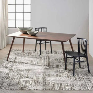 Irradiant (CK024) IRR01 Cream/Black Rug