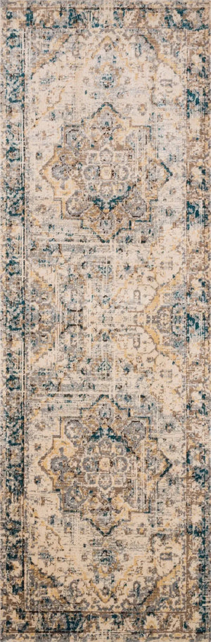 Isadora ISA-02 Oatmeal/Bark Rug